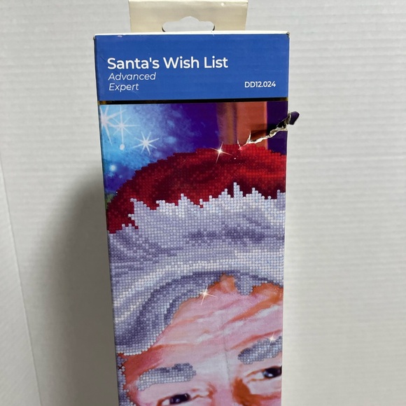 Diamond Dotz - Santa's Wish List - Advanced Diamond Art Kit DD12.024 *New - Picture 2 of 3